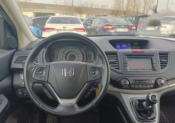 Honda CR-V cena 43900 przebieg: 254700, rok produkcji 2014 z Warszawa małe 379